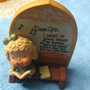 Enesco Dear God Religious Figurine